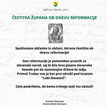 ŽUPANOVA ČESTITKA